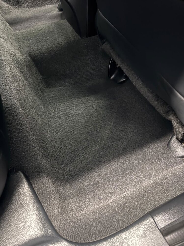 After - clean carpet