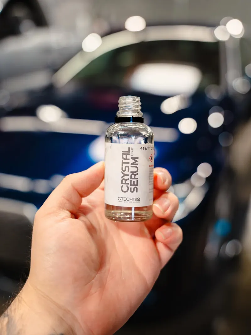 Professional ceramic coating ready to be applied