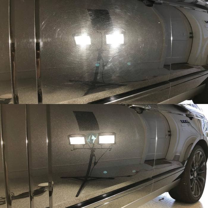 Paint correction before and after