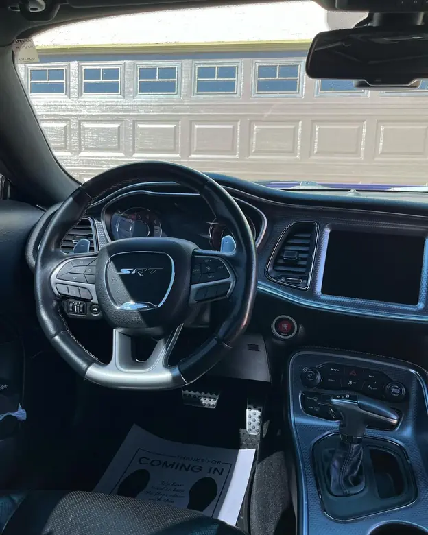 Dodge Challenger SRT interior detailed