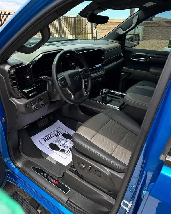 Detailed interior of a Chevrolet Silverado