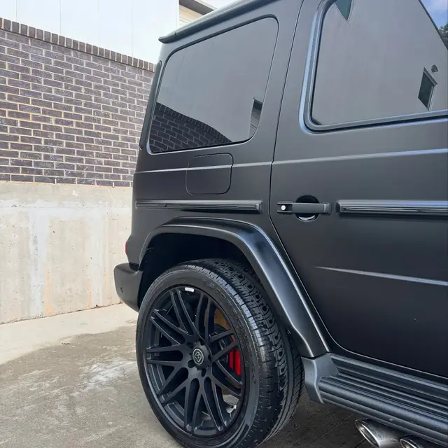 Matte black Mercedes-AMG G-Wagon detailed, exterior result