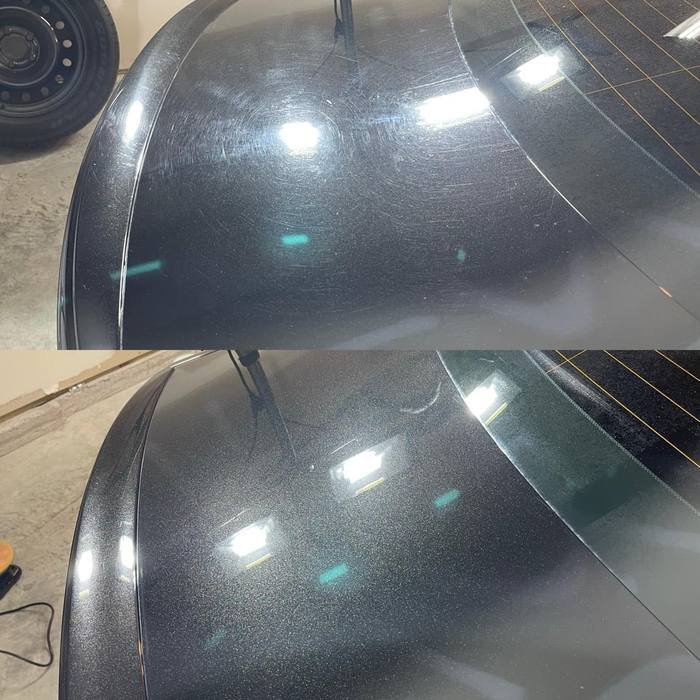 Paint correction before and after