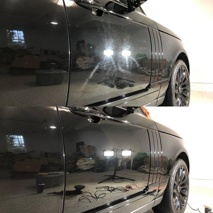 Paint correction before and after