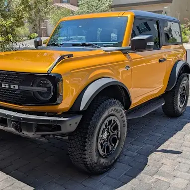 Orange Ford Bronco detailed, exterior result