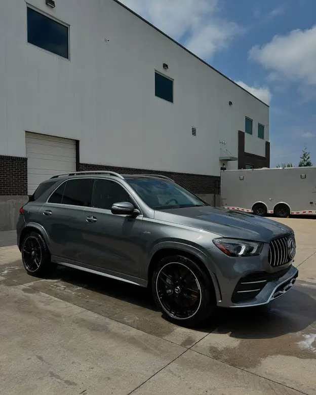 Grey Mercedes-AMG GLE detailed, exterior result