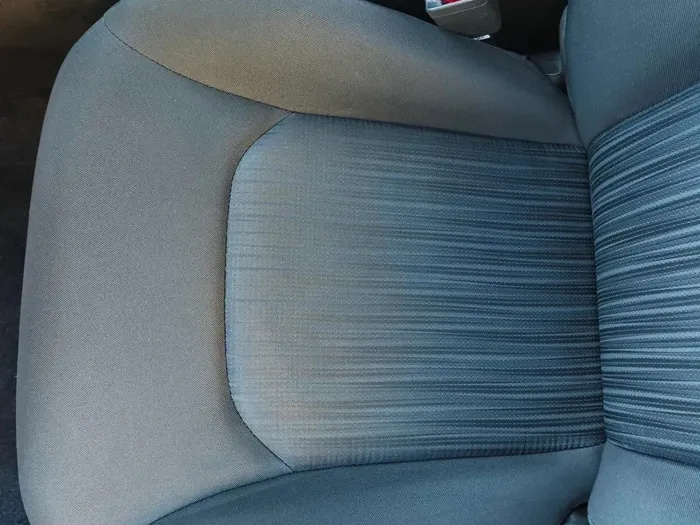 The same seat after, stains gone