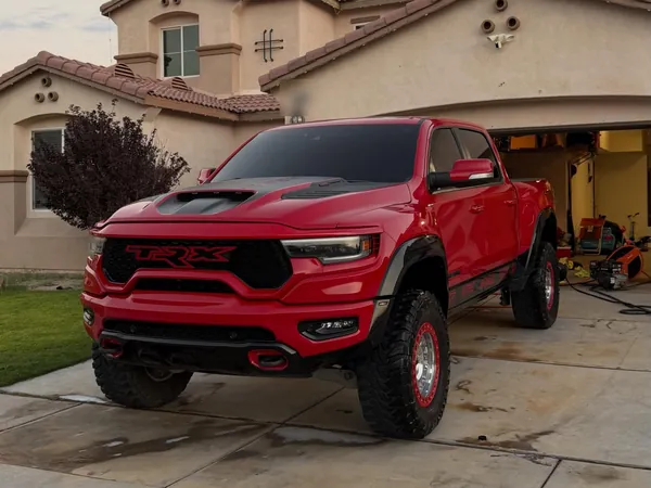 The same Ram TRX clean after the wash